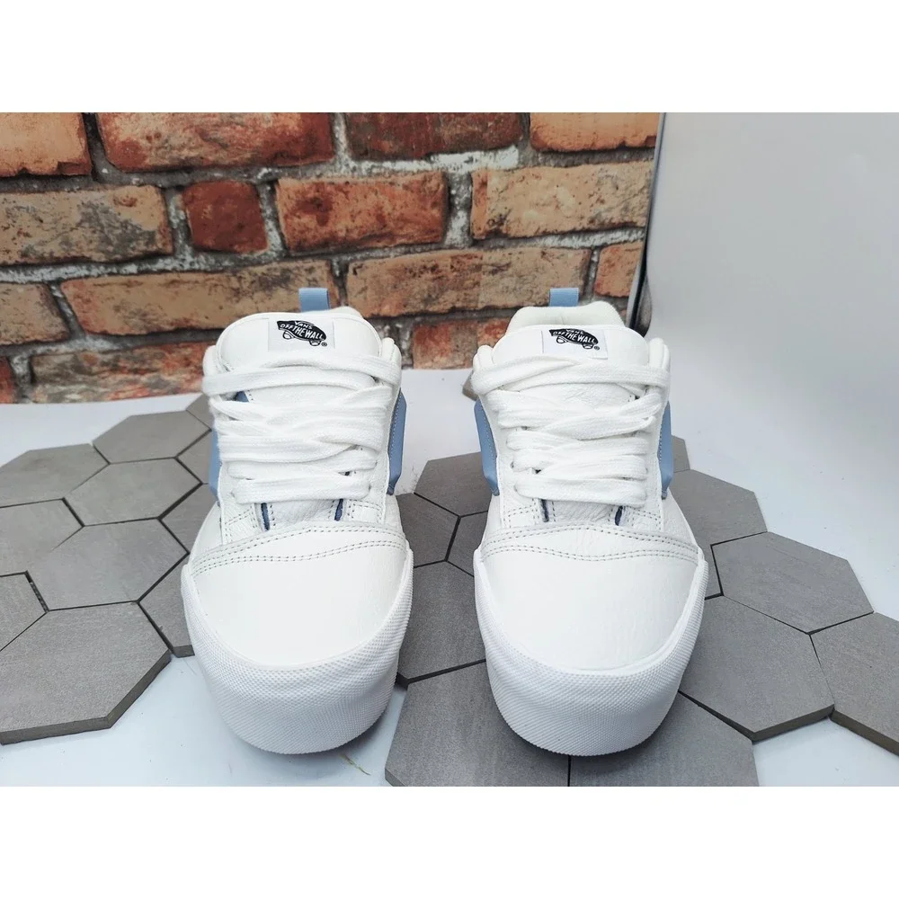 VANS Knu Stack Platform Lift Shoes Unc Blue White Platform Shoes Women Sz 9.5‎